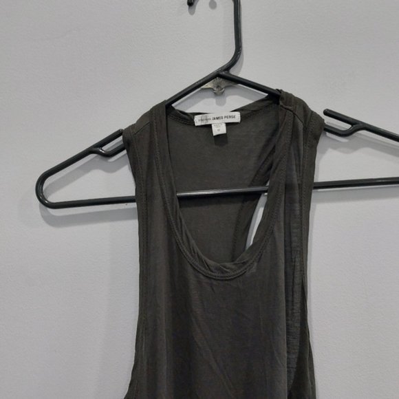 James Perse Racerback Blouson Midi Dress - Picture 3 of 8